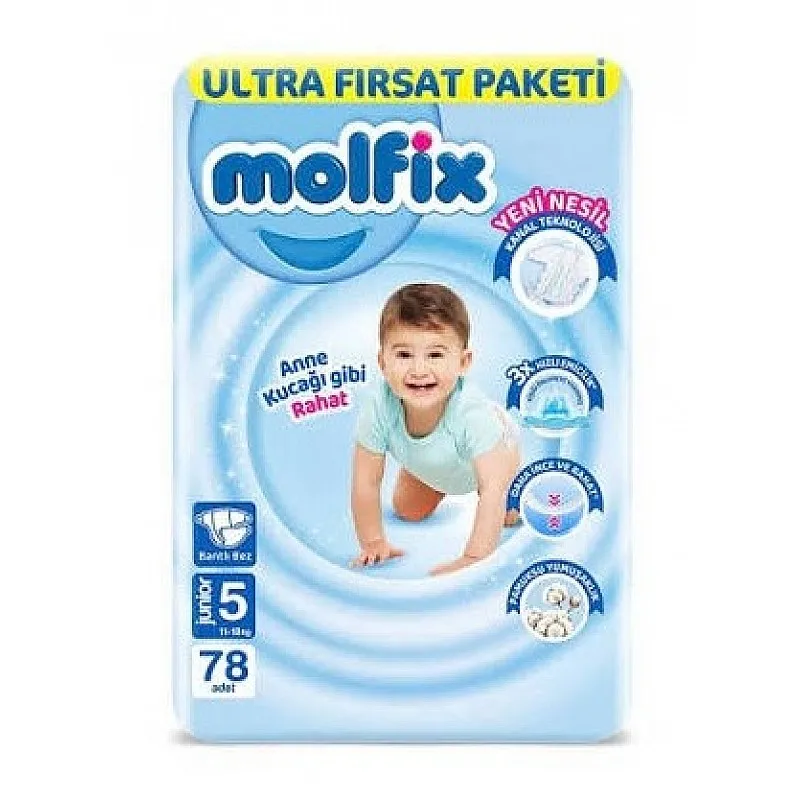 Molfix Jumbo Pack 5 Junior 11-18кг - 78бр.