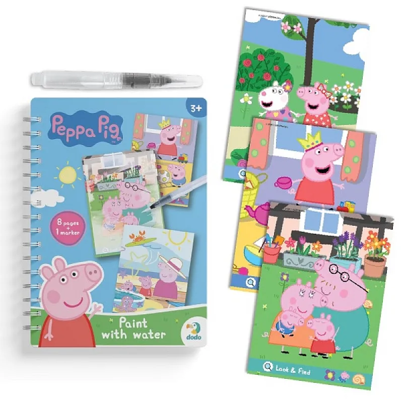 Комплект за оцветяване с вода Peppa Pig