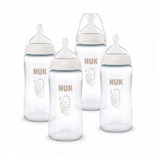 NUK First Choice +, Perfect Start, Сет стъклени шишета 4, части