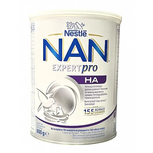 NESTLE NAN HA Expert Pro Хипоалергенно мляко 0м+ 800г