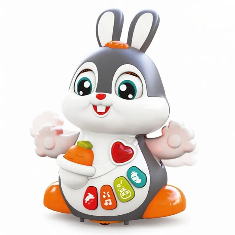 Танцуващо зайче с музика и светлина