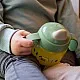 Tommee Tippee SUPERSTAR НЕРАЗЛИВАЩА СЕ ЧАША С МЕК НАКРАЙНИК с дръжки 190мл 4м+ BACSHIELD Зелена