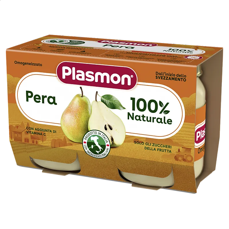 PLASMON Пюре Круша 6м. 2х80г