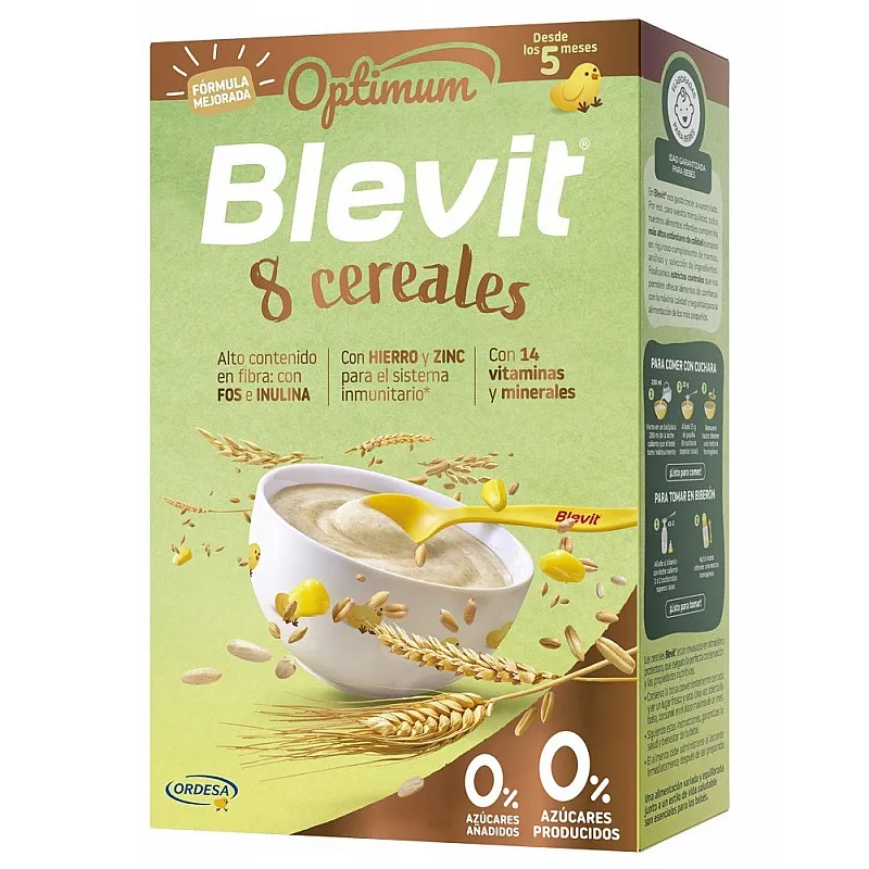 Blevit Каша OPTIMUM 8 Зърнени Храни – 250г Blevit Каша OPTIMUM 8 Зърнени Храни – 250г