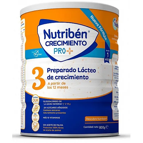 Nutribén 3 CRECIMIENTO PRO + Млечен продукт за растеж 12м. 800г