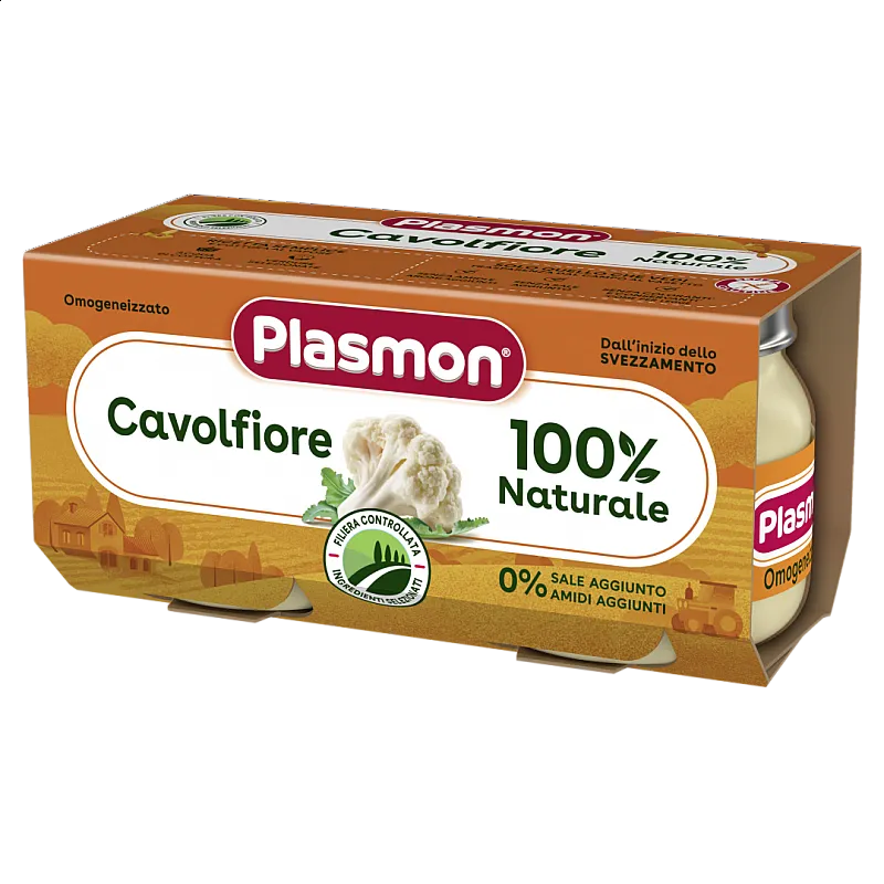 PLASMON Карфиол 4м. 2х80г
