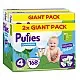 Pufies Пелени Fashion & Nature 4 9-14кг 168бр. с подарък плюшено агънце Пуфи
