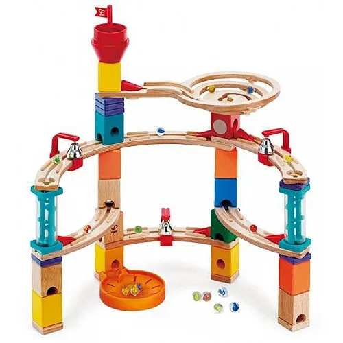 Комплект дървена писта, Hape, Quadrilla, Бягство от замъка, 52 части