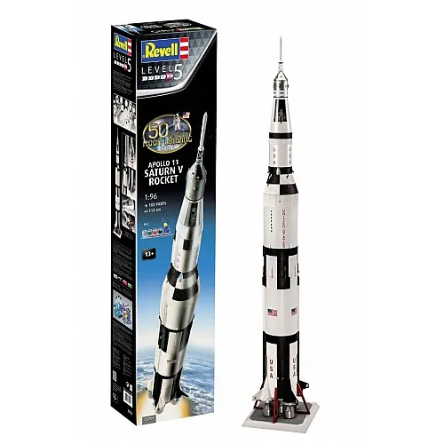 Комплект сглобяем модел, Revell, Apollo 11 Saturn V Rocket, 183 части