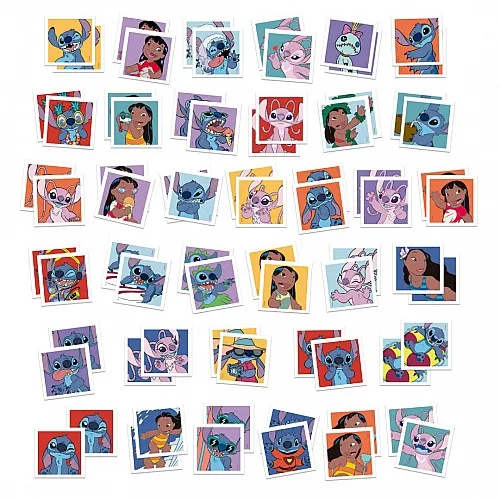 Игра за памет в куфарче, Educa, Stitch, 72 карти