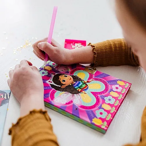 Творчески комплект, Totum, Gabby′s Dollhouse, Декорирай сам таен дневник с диаманти