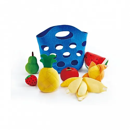 Игрален комплект, Hape, Кошница с плодове, 8 части
