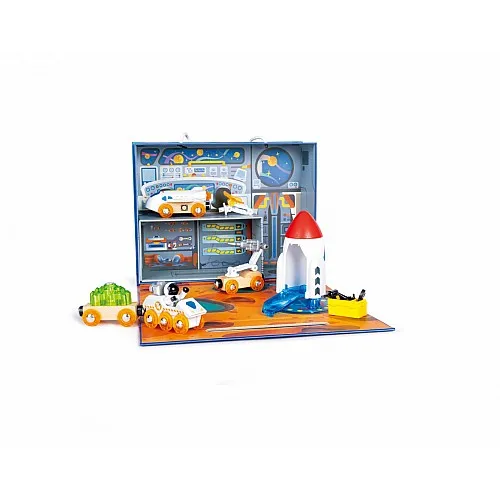 Комплект за игра, Hape, Космическо приключение, 15 части