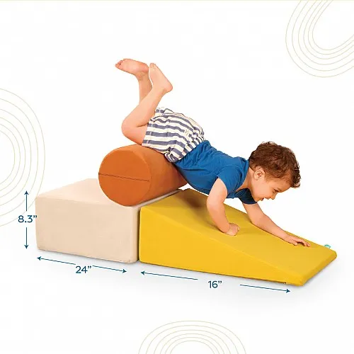 Комплект модулни форми от пяна, Battat, Оранжев, 3 части