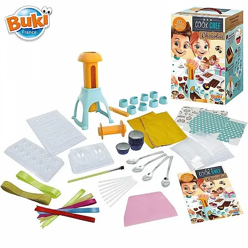 Творчески комплект, Buki France, Шеф Готвач, Шоколад, 20 рецепти