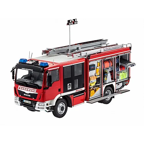 Сглобяем модел, Revell, Пожарникарски камион Schlingmann HLF 20 Varus 4x4, 295 части