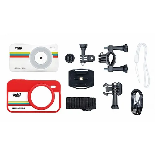 Детска камера с аксесоари, Buki France, Cam Pro 2 в 1