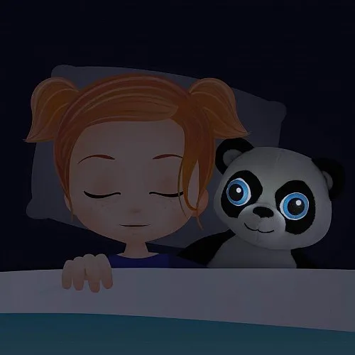 Плюшена играчка с таймер, Buki France, Панда