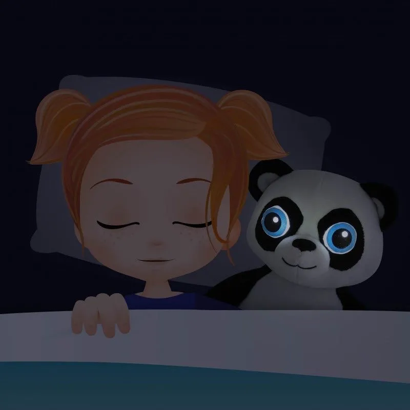 Плюшена играчка с таймер, Buki France, Панда