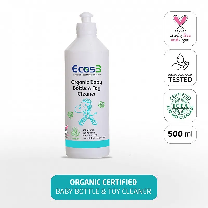 Ecowell Органичен препарат за бебешки шишета и играчки 500мл