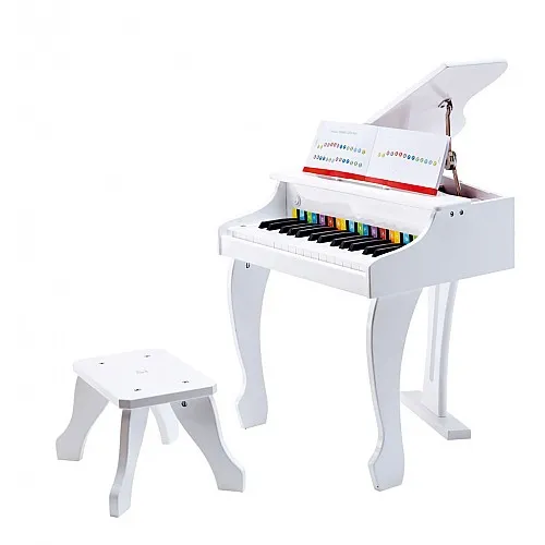 Голямо пиано, Hape, Делукс, Бяло