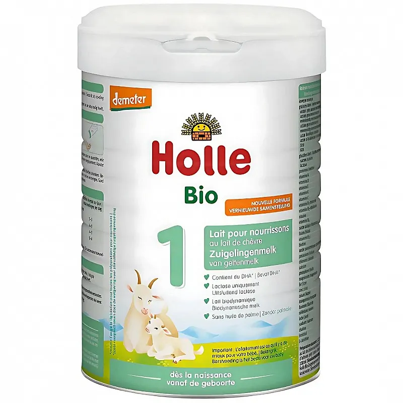 HOLLE БИО Козе мляко за кърмачета 0-6м. 800г