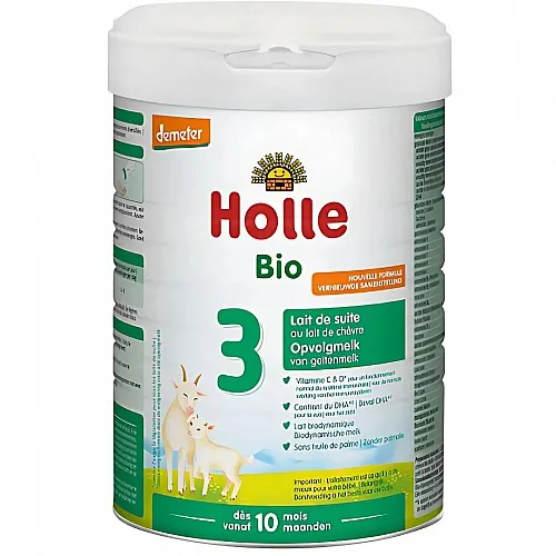 Holle Био преходно козе мляко за подрастващи Формула 3 800г