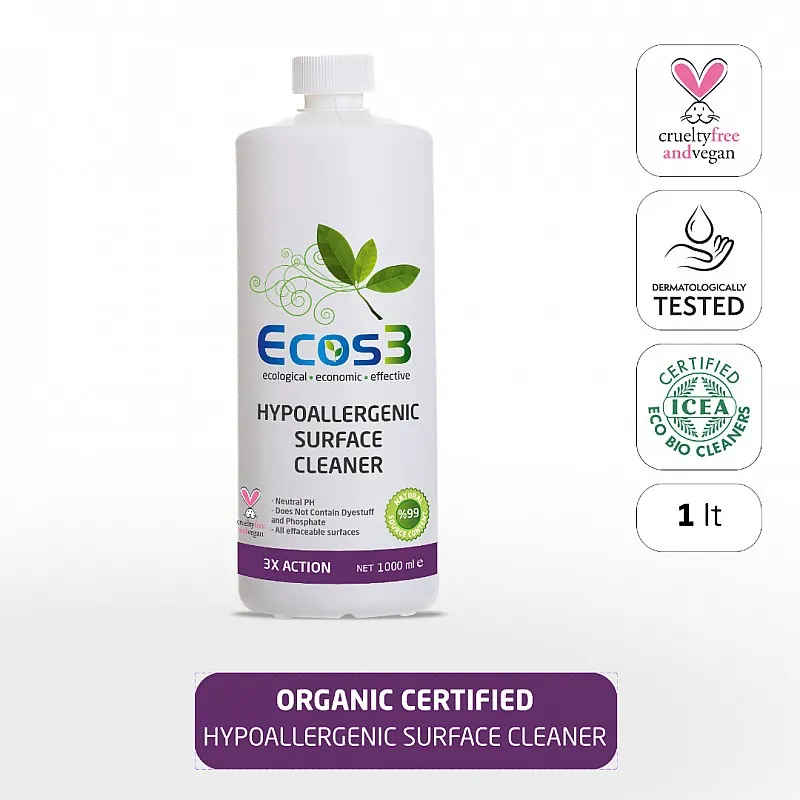 Ecowell Хипоалергенен почистващ препарат за повърхности 1000мл