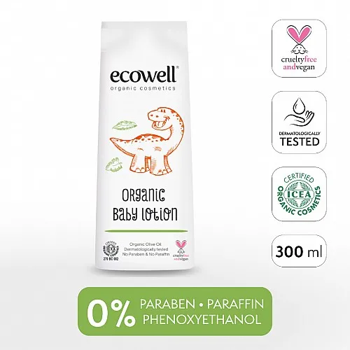 Ecowell Органичен лосион за бебета 300мл