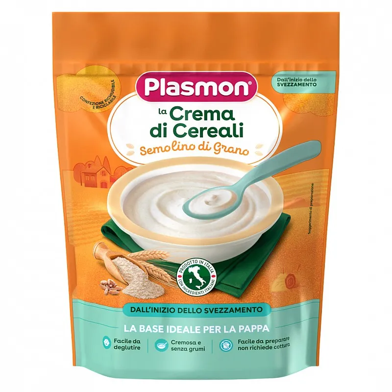 PLASMON Инстантна каша пшеничен грис 6м. 200г