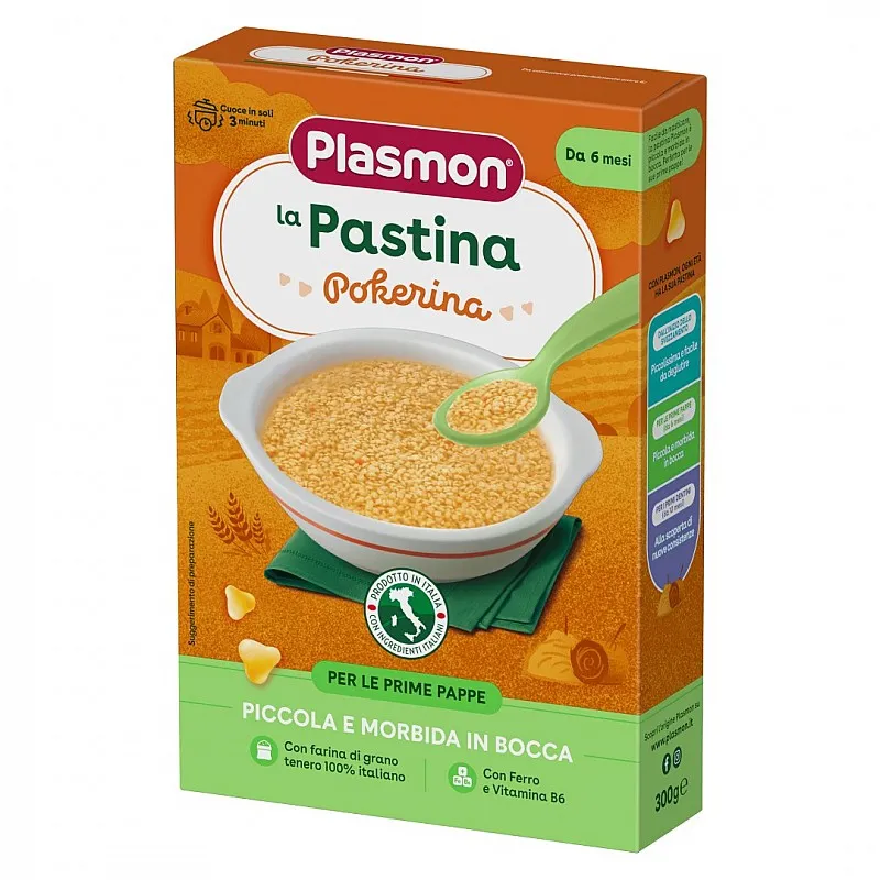 PLASMON Бебешка паста Покерина 6м. 340г