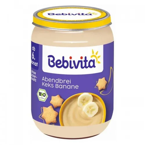 BEBIVITA Каша лека нощ с бисквити 6м. 190г