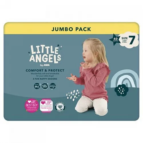 LITTLE ANGELS Памперси 7 17+кг 40бр.