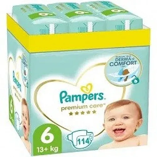 Pampers Premium Care 6  13+кг - 114бр.