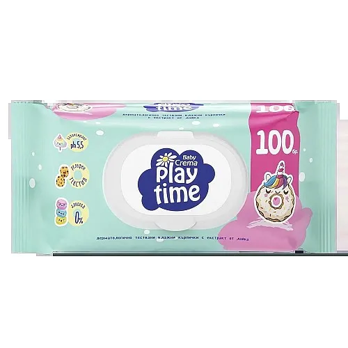 Мокри кърпички Play Time 100бр