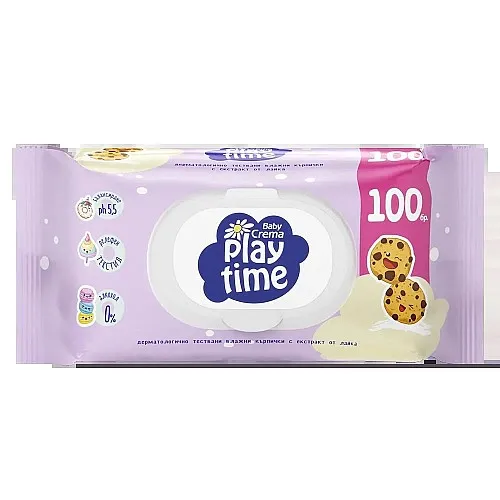 Мокри кърпички Play Time 100бр