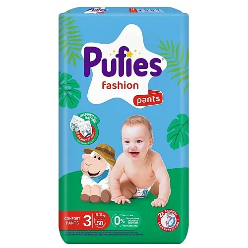 Pufies Пелени гащички 3 6-11кг 50бр.