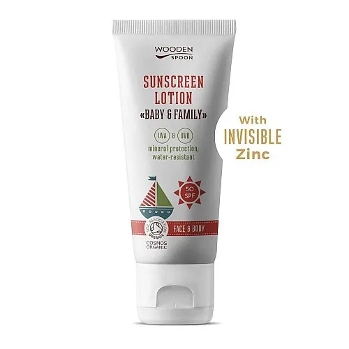 WOODEN SPOON Био Слънцезащитен лосион “Baby&Family” SPF 50 100мл.