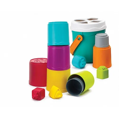 Комплект кофички за подреждане и сортиране, Infantino, 14 части