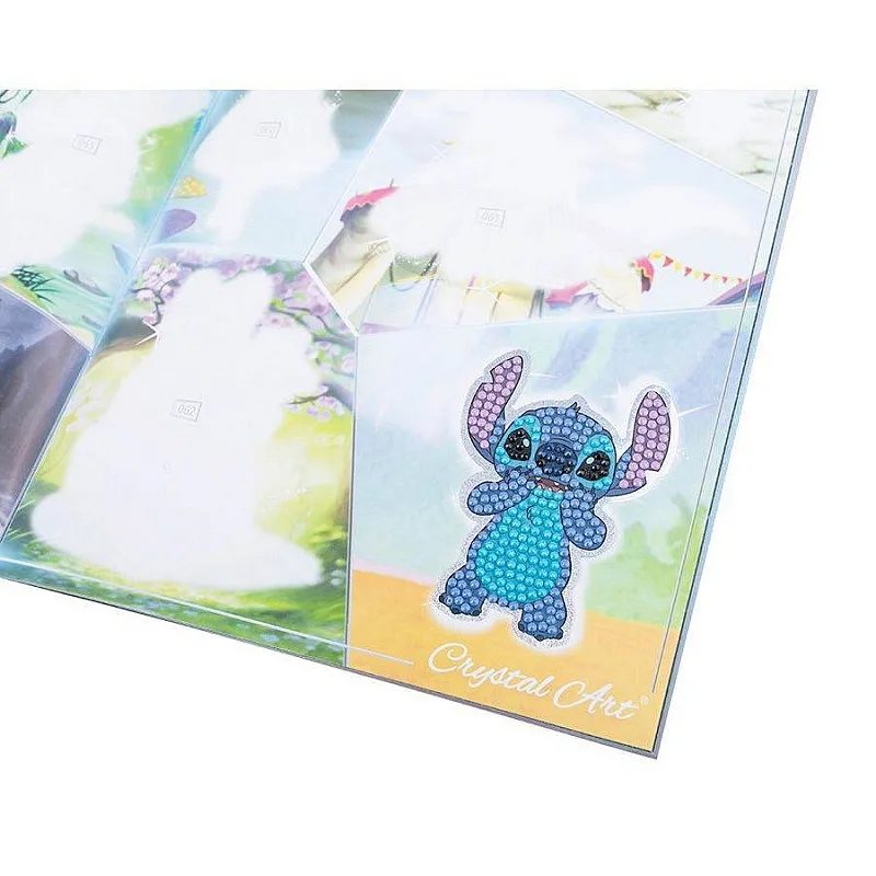 Комплект за диамантена бродерия, Craft Buddy, Колекционерски албум Дисни 100 г. - стартов пакет със стикери