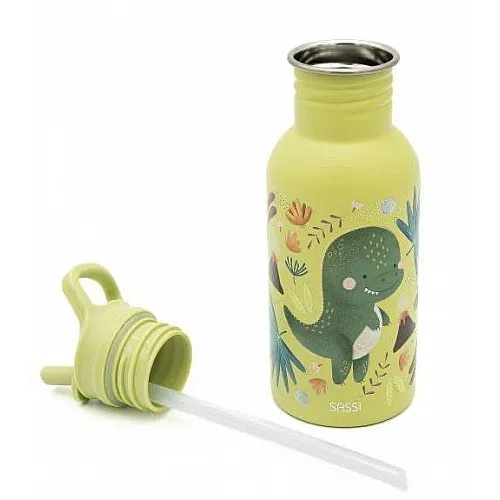 Бутилка от неръждаема стомана, Sassi, 500мл., Динозавър