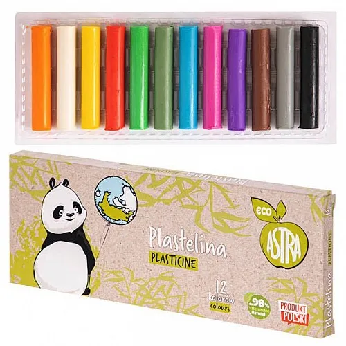 Astra Комплект пластилин 12 цвята