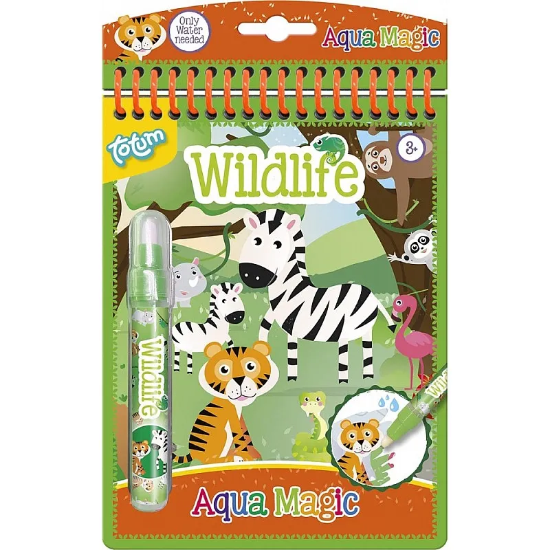 Totum Творчески комплект за рисуване с вода Дива природа