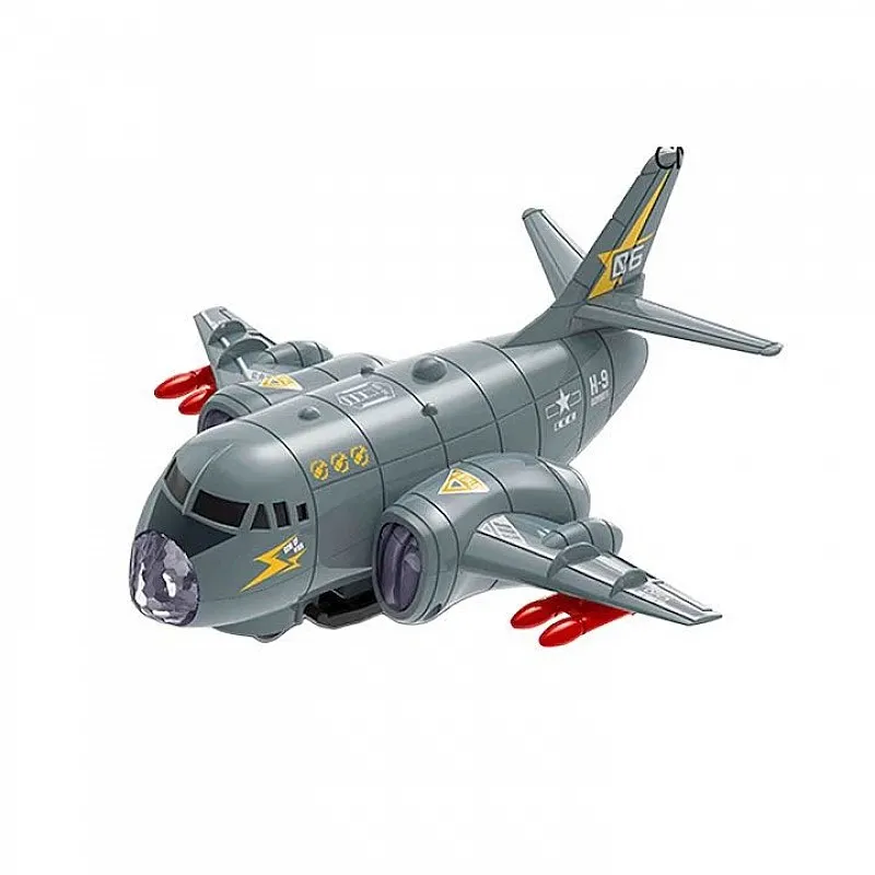 Военен самолет със звук и светлина