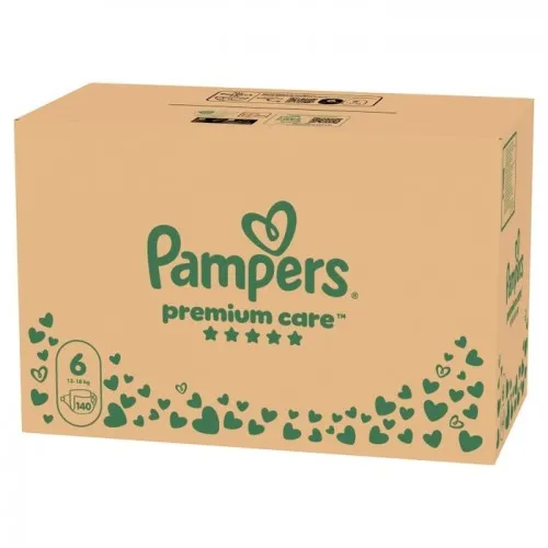 Pampers Premium Care 6  13-18кг - 140бр.