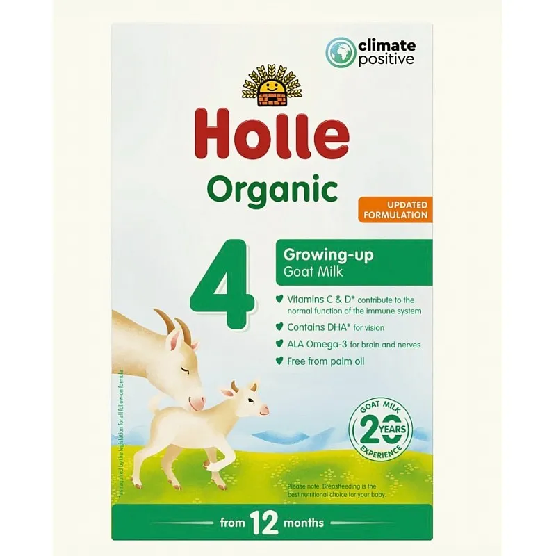 Holle Био преходно козе мляко за подрастващи Формула 4 400г