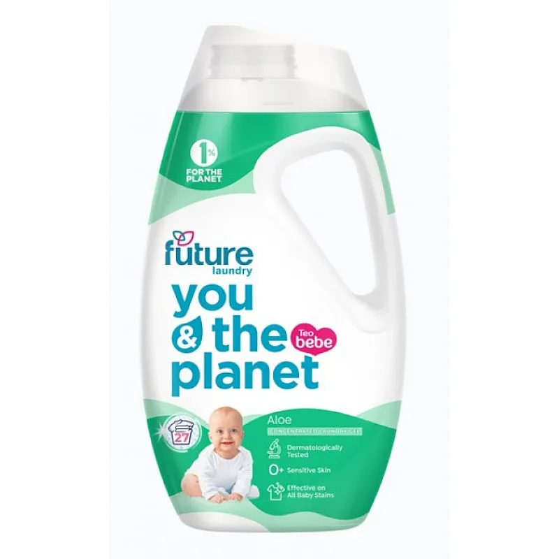 Future baby Концентриран гел за пране Aloe 1.08л. 27 пранета