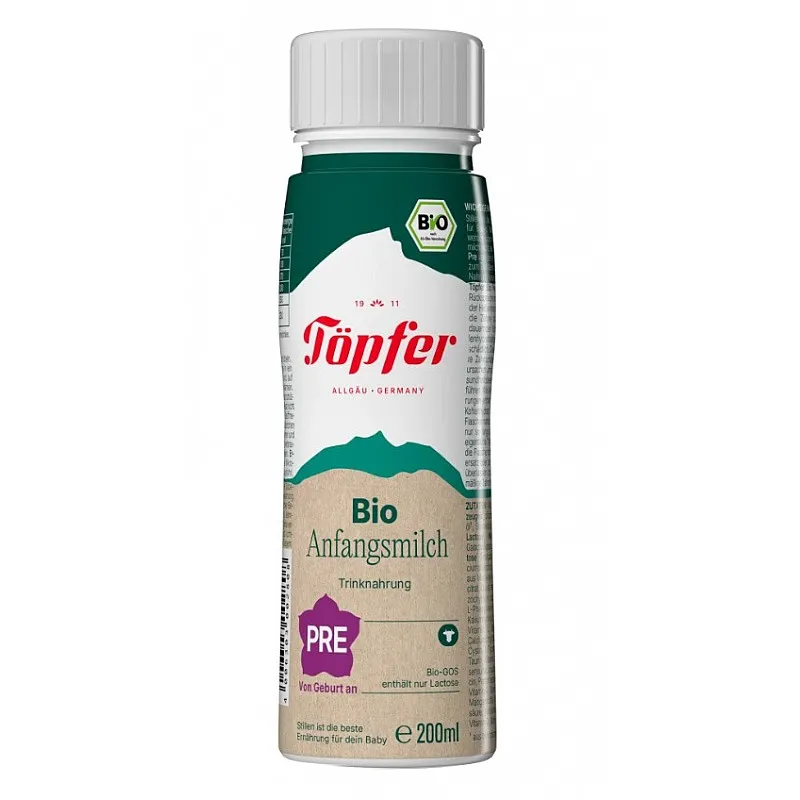 Topfer Lactana Bio PRE Течно мляко за кърмачета 0м. 200ml