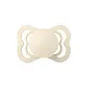 BIBS 2 бр. Силиконови Биберони Supreme, Ivory/Sage, 0-6 месеца
