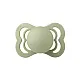 BIBS 2 бр. Силиконови Биберони Supreme, Ivory/Sage, 0-6 месеца